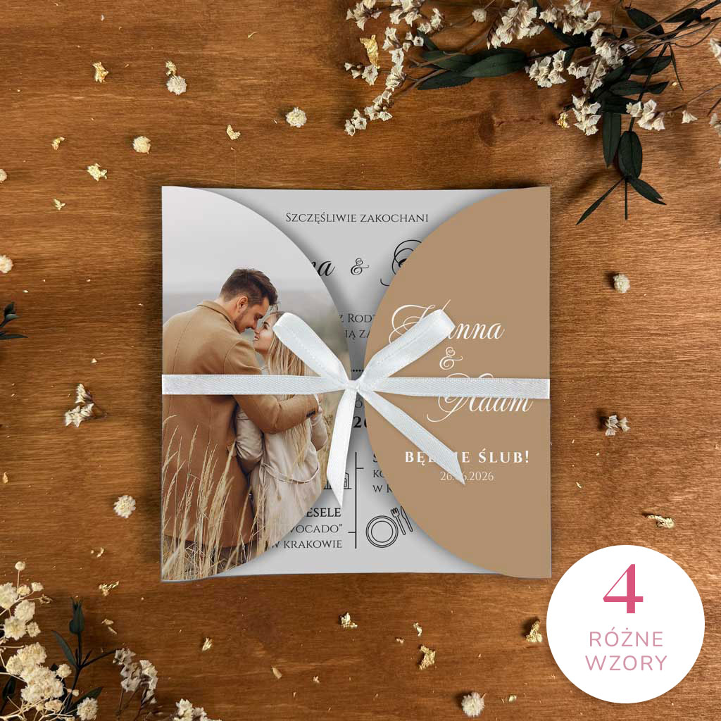 Zaproszenia ślubne Brama ze zdjęciem - Dafne