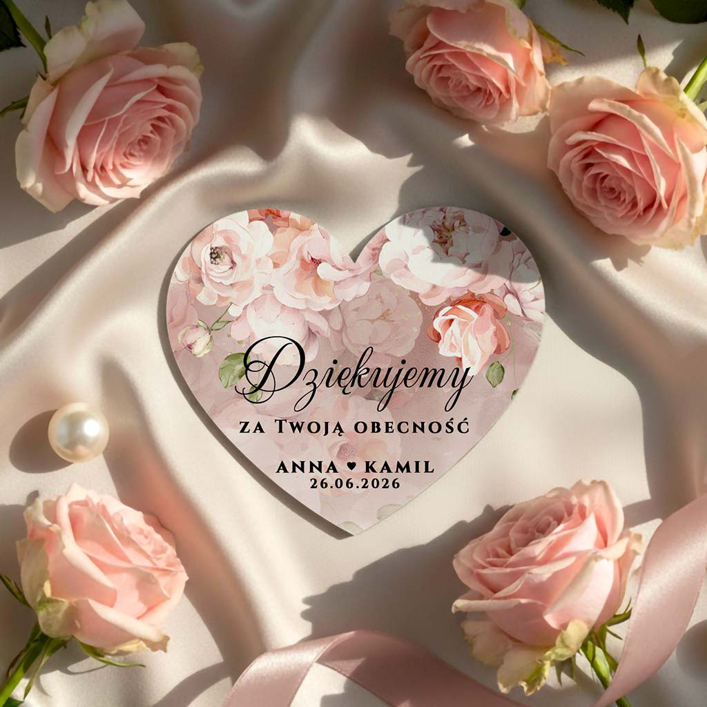 Magnesy z podziękowaniem - Miriam i Julianna