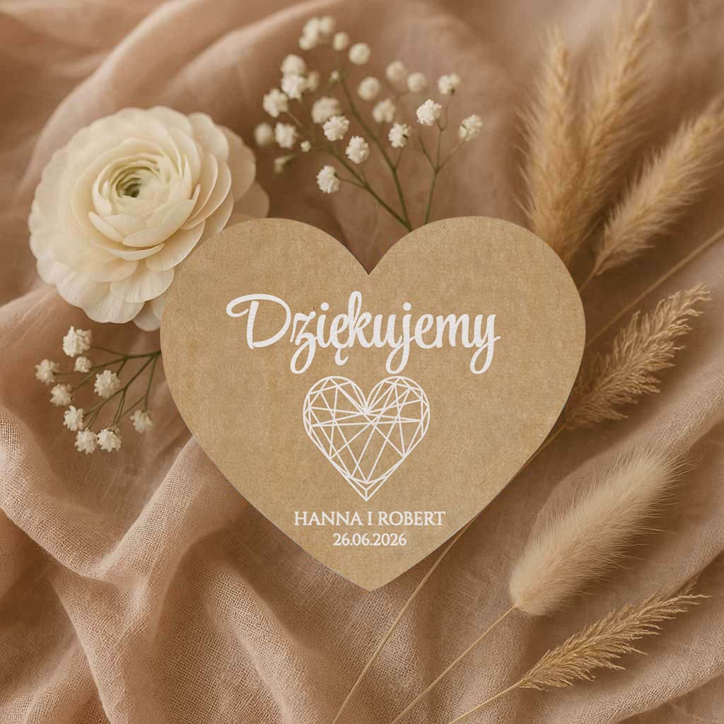 Magnesy z podziękowaniem - Selma