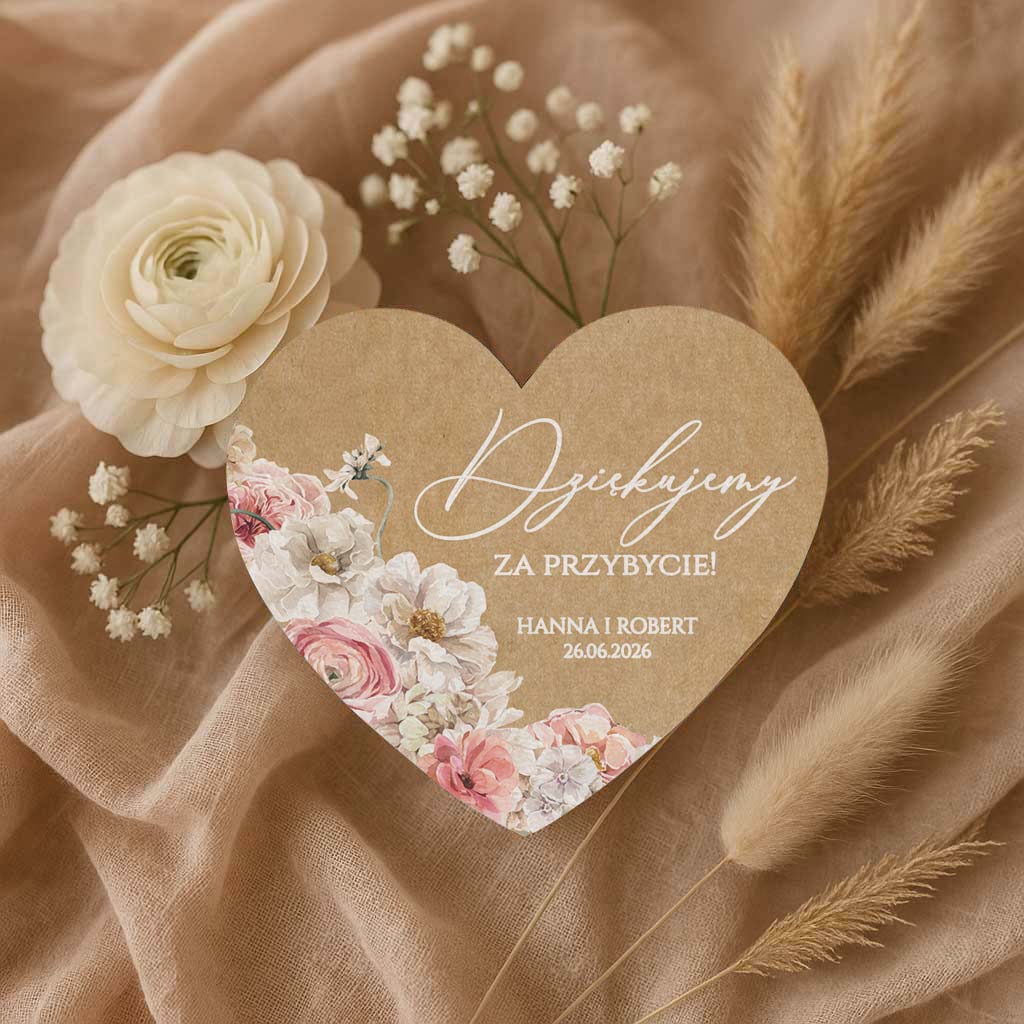 Magnesy z podziękowaniem - Serafina