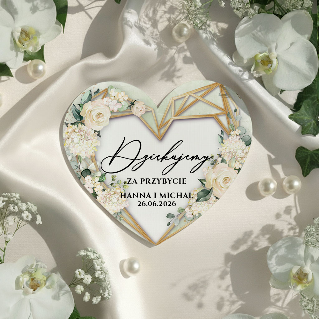 Magnesy z podziękowaniem - Dalia