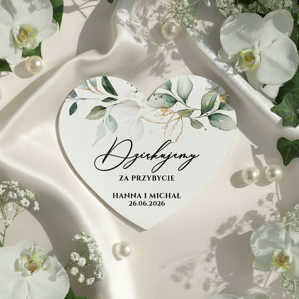 Magnesy z podziękowaniem - Eukaliptus