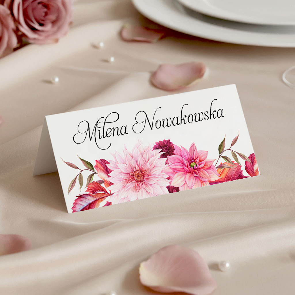 Winietki na stół - Amanda