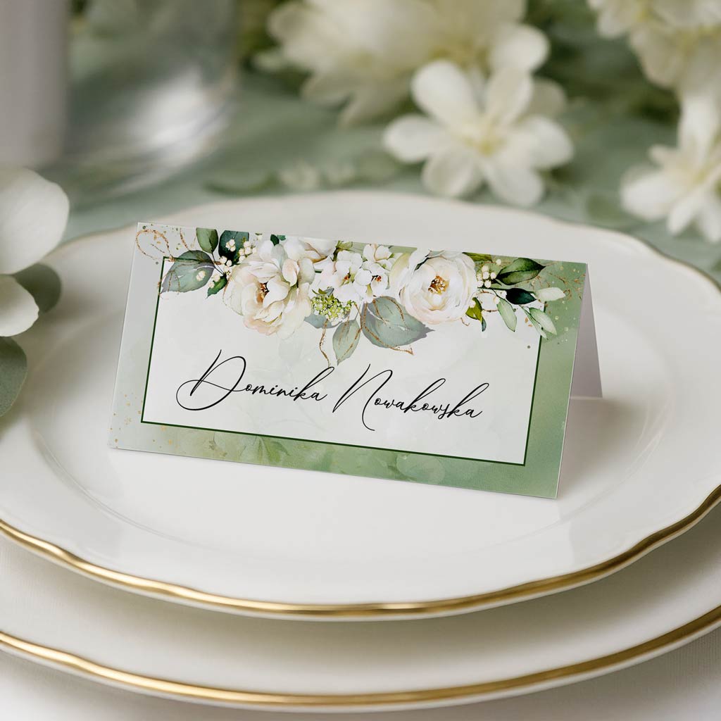 Winietki na stół - Miriam i Julianna