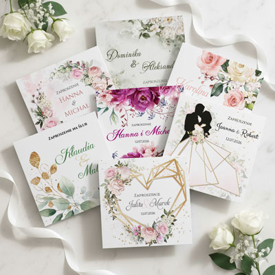Zaproszenia ślubne personalizowane