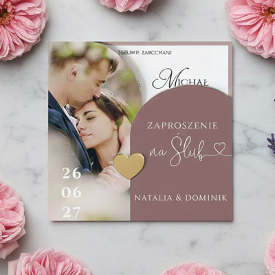 Zaproszenia ślubne unikalne