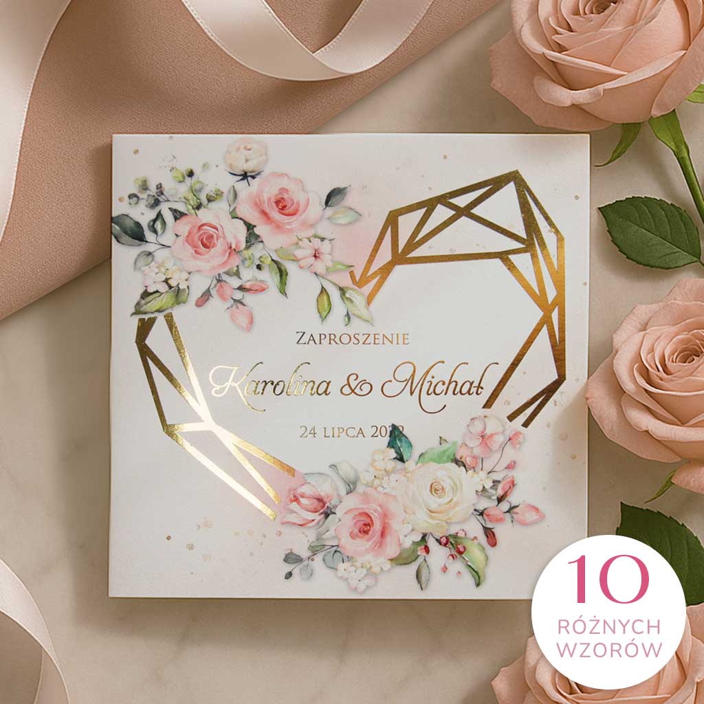 Zaproszenia ślubne - Ariana2