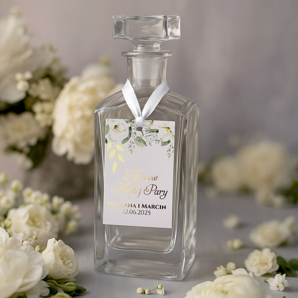 Złocone zawieszki na alkohol 10szt - Elza3