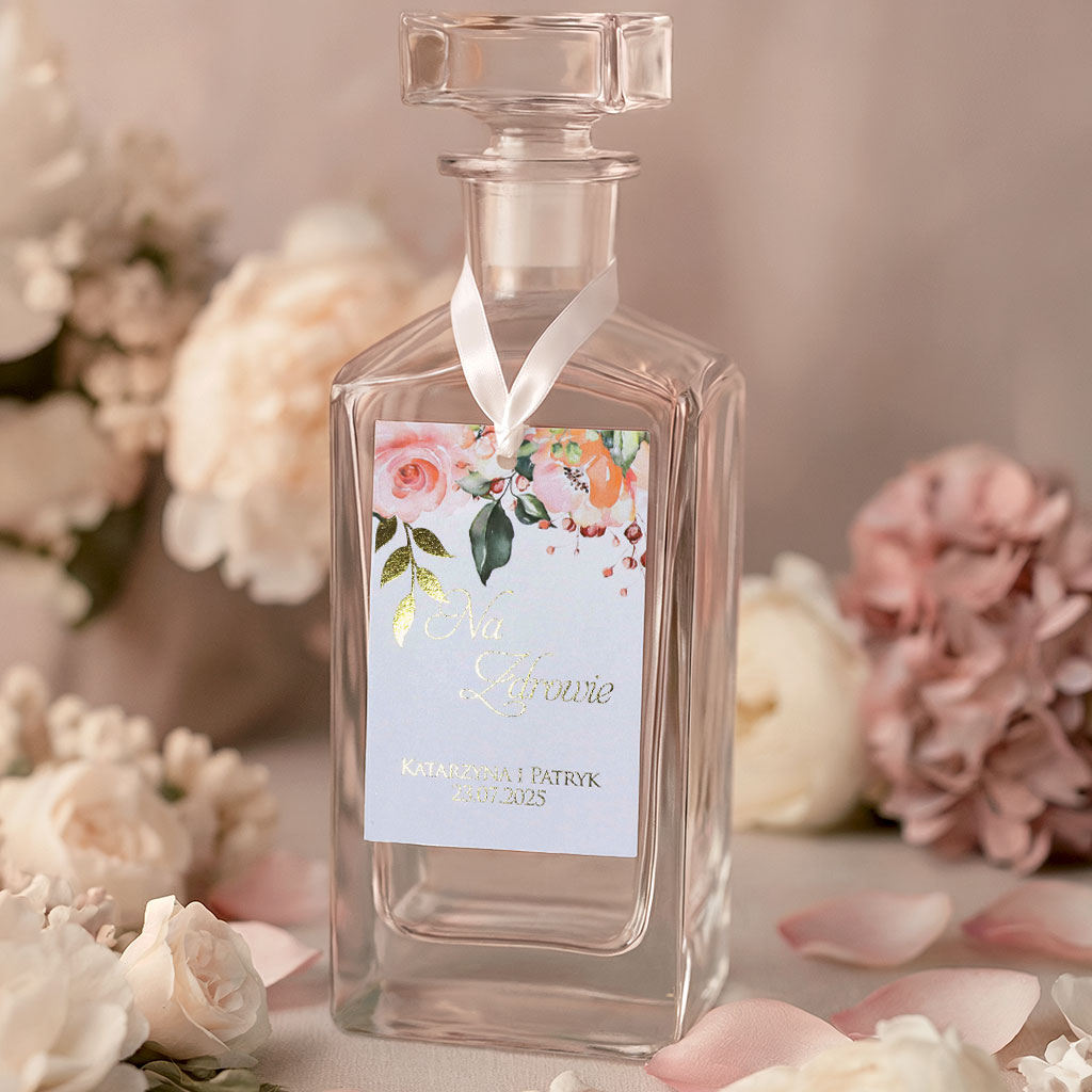 Złocone zawieszki na alkohol 10szt - Elza6