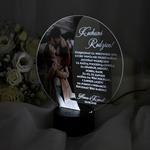 Podświetlane podziękowania dla Rodziców