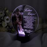 Podświetlane podziękowania dla Rodziców