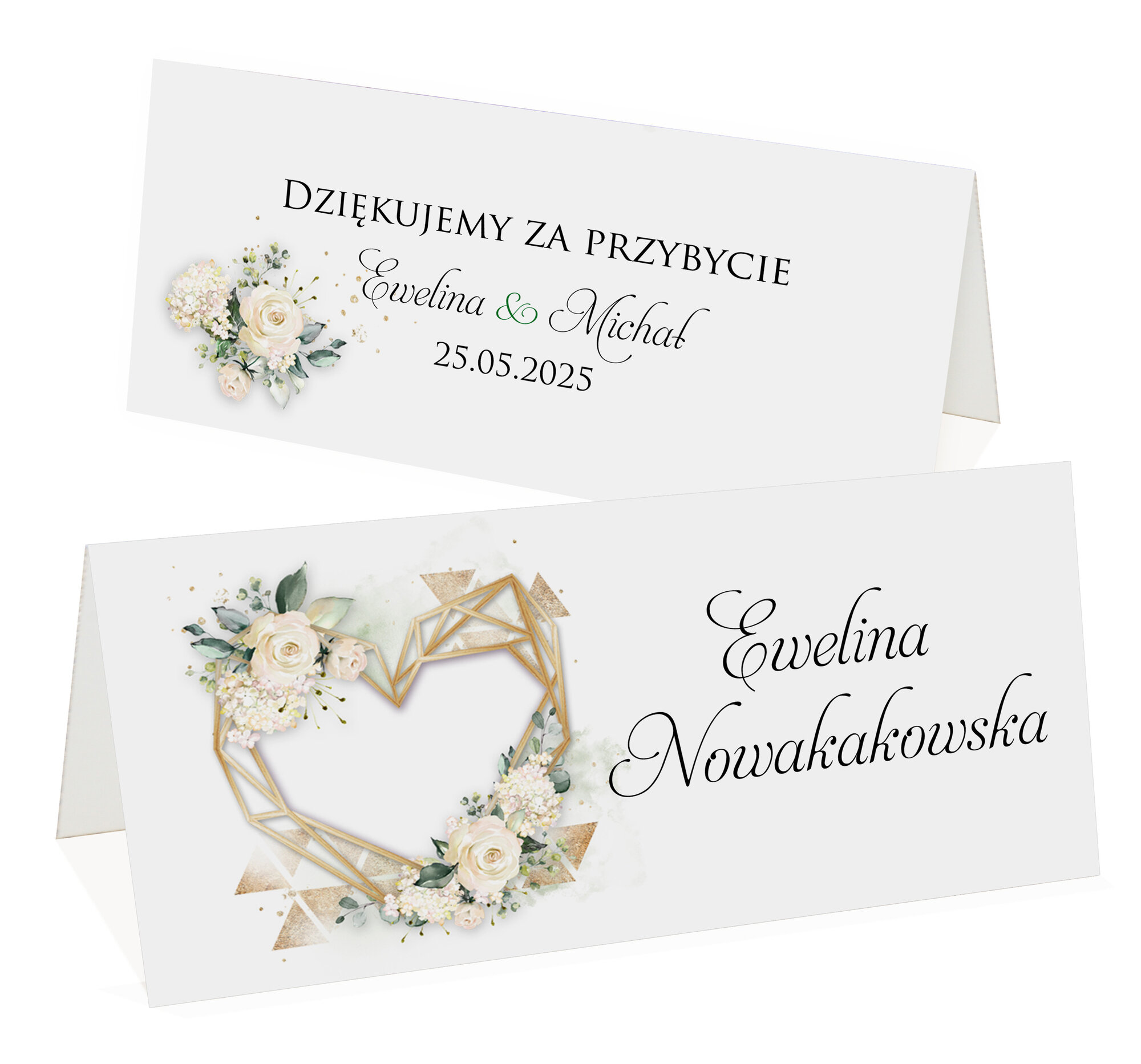 Winietki na stół - Ariana2