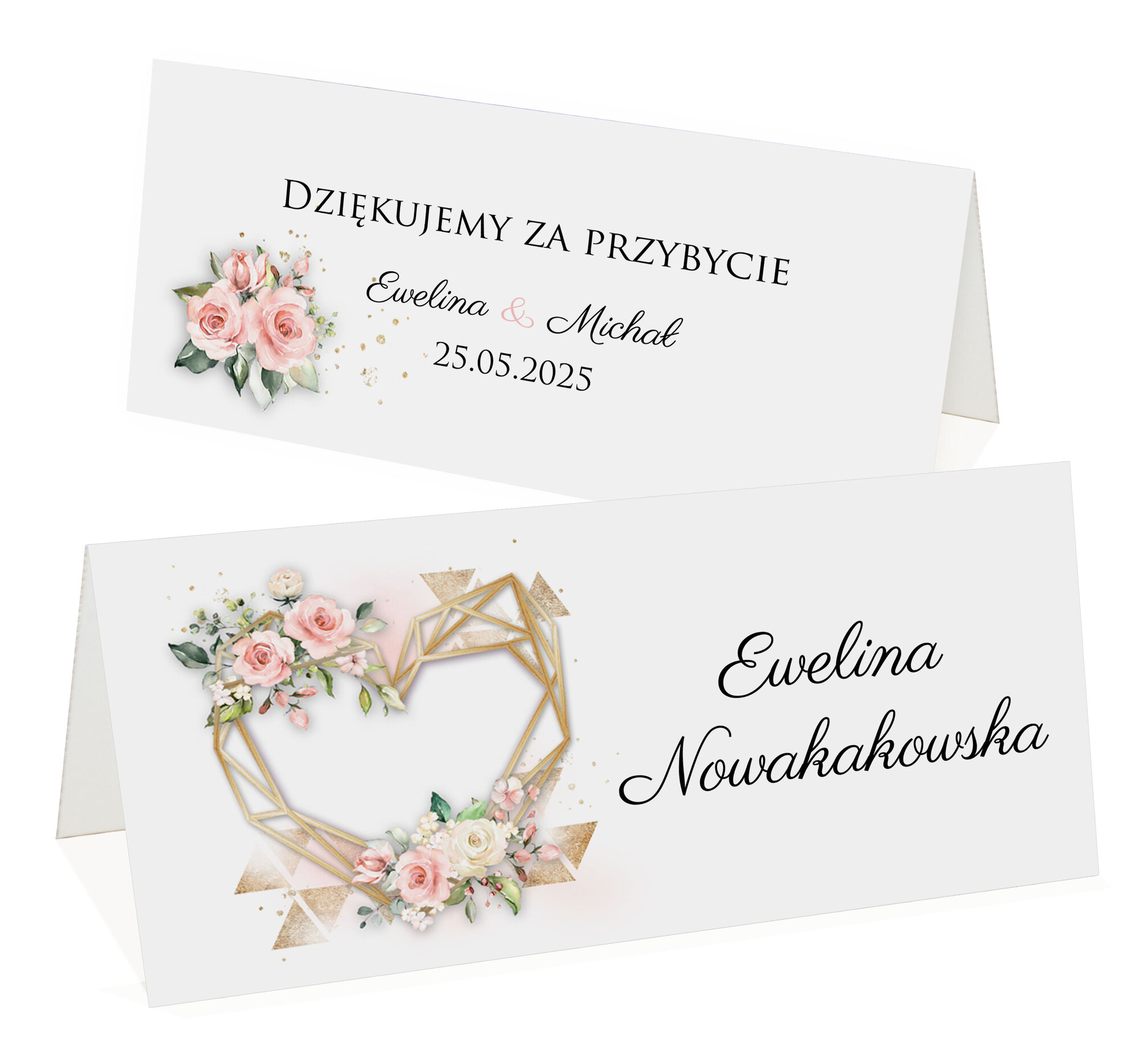 Winietki na stół - Ariana2