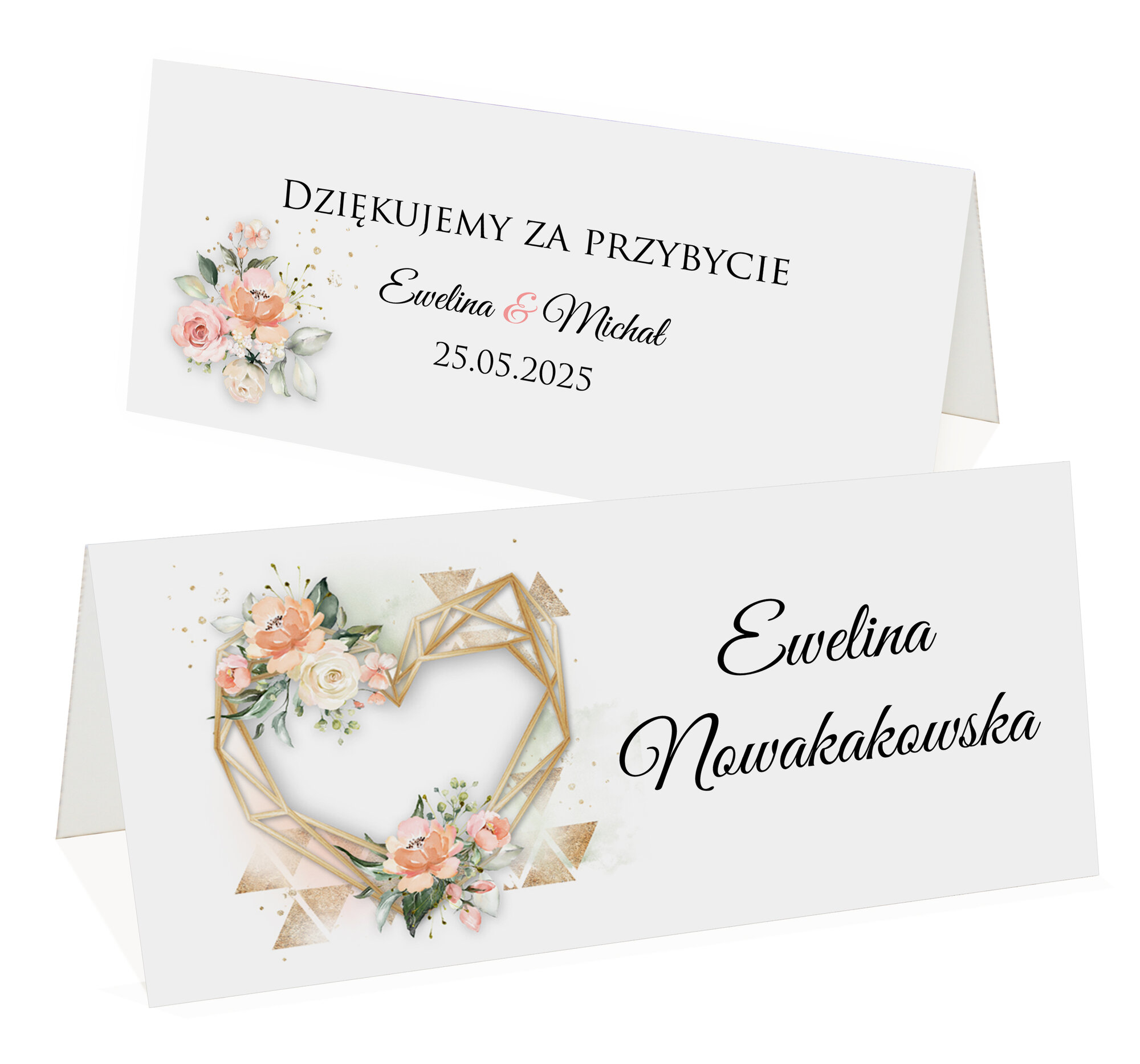 Winietki na stół - Ariana2