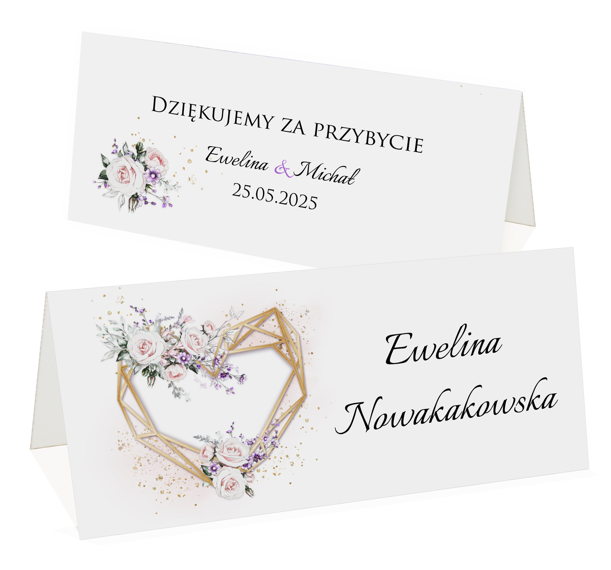 Winietki na stół - Ariana2