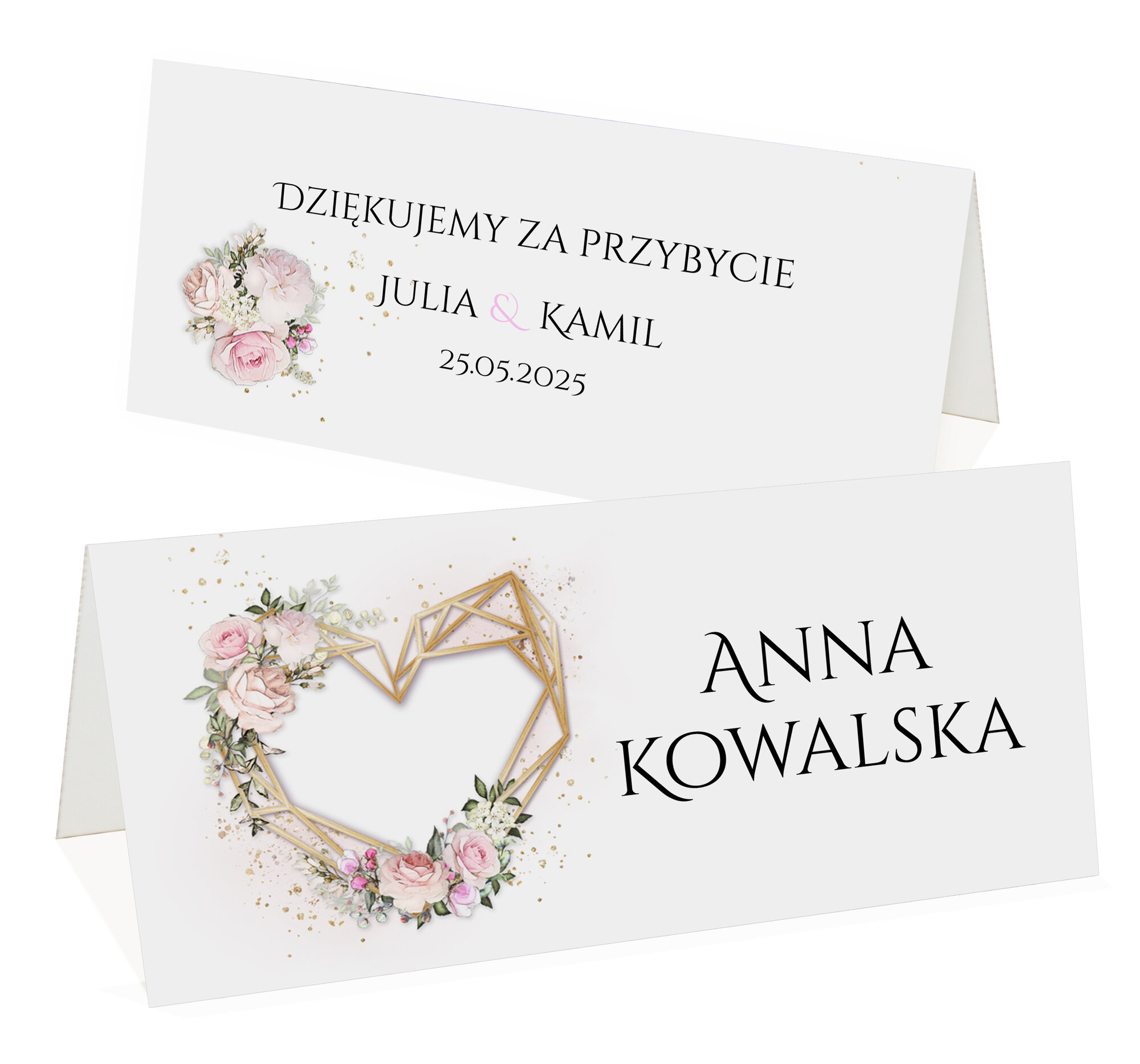 Winietki na stół - Ariana2