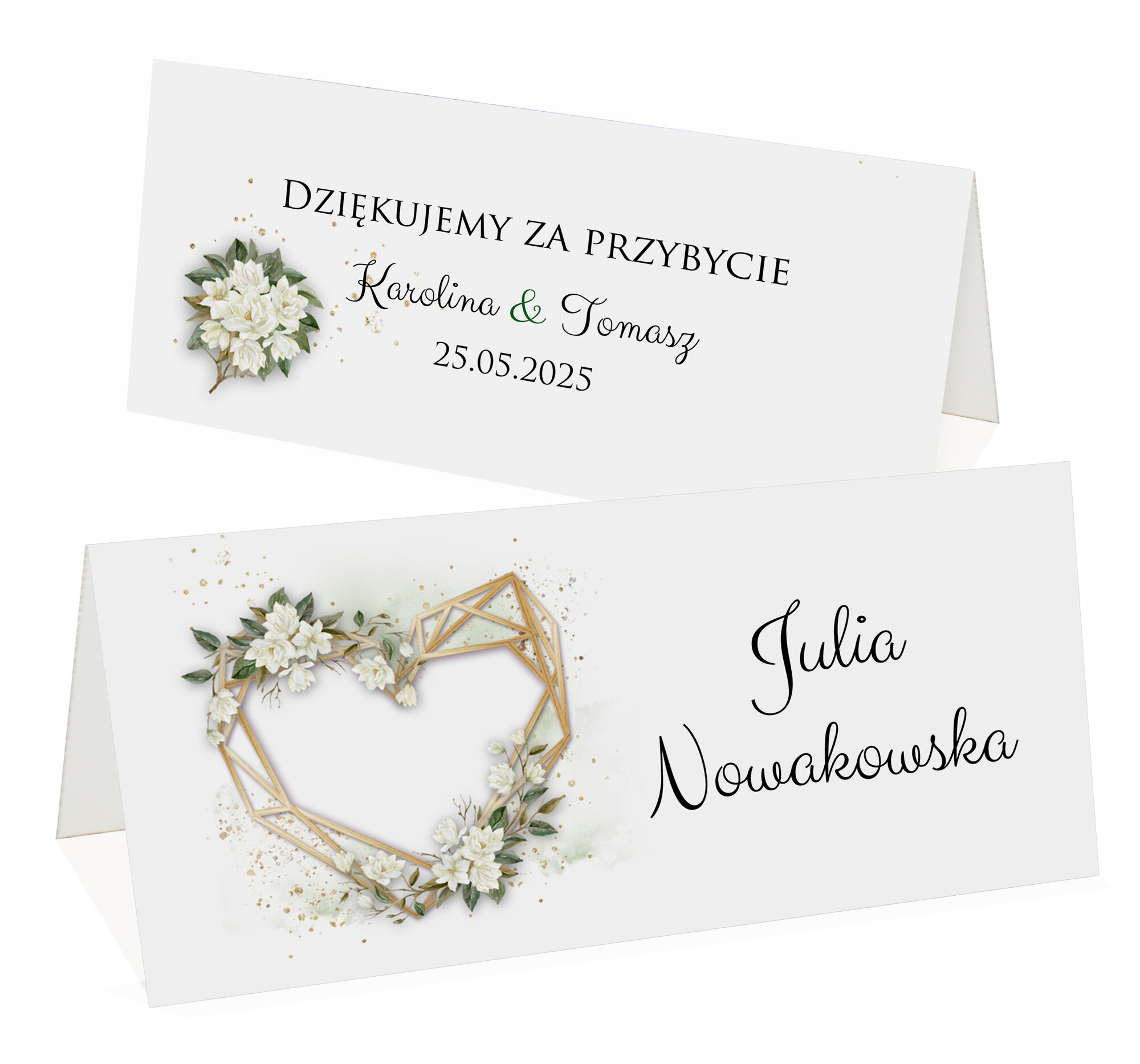 Winietki na stół - Ariana2