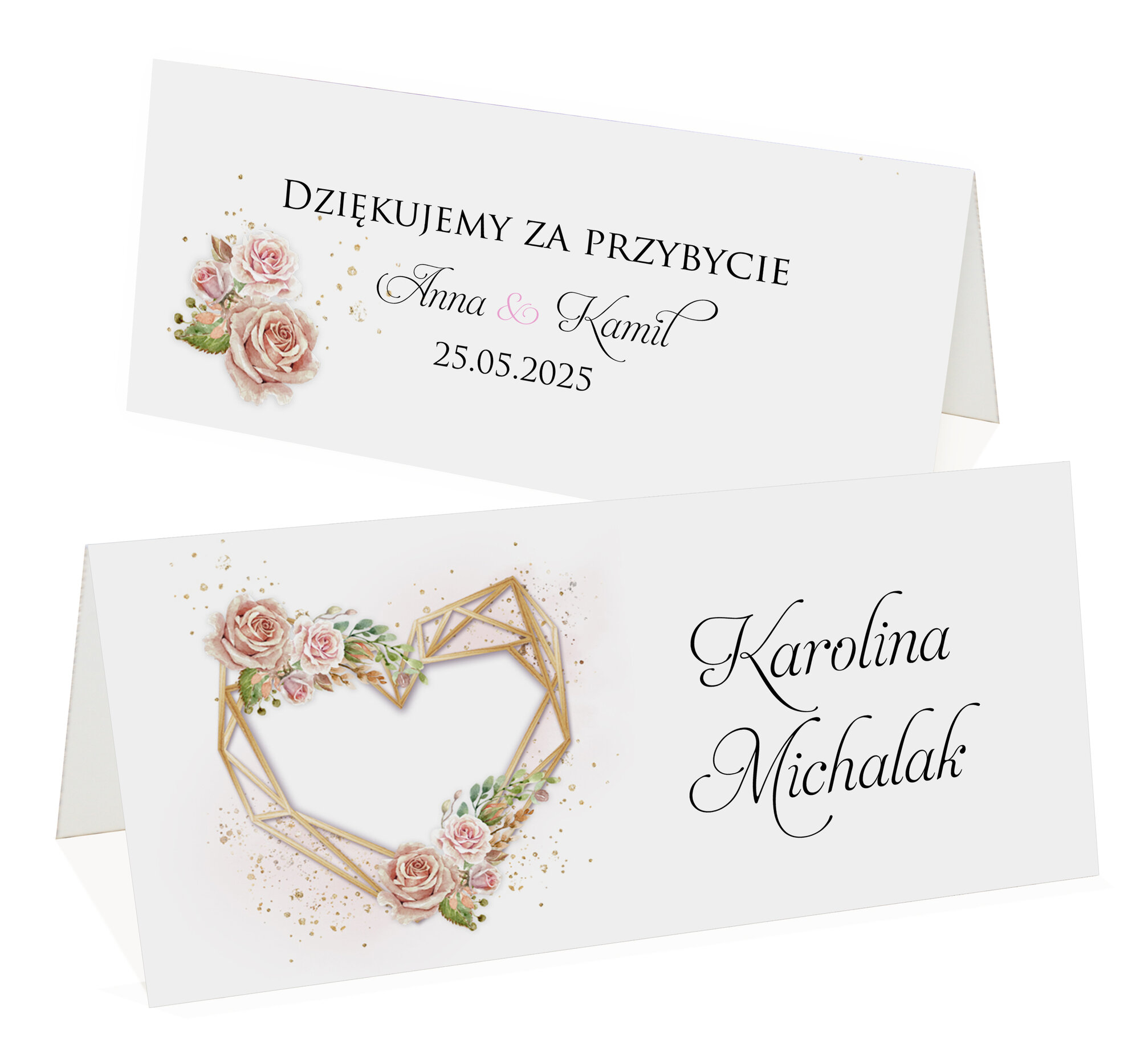 Winietki na stół - Ariana2