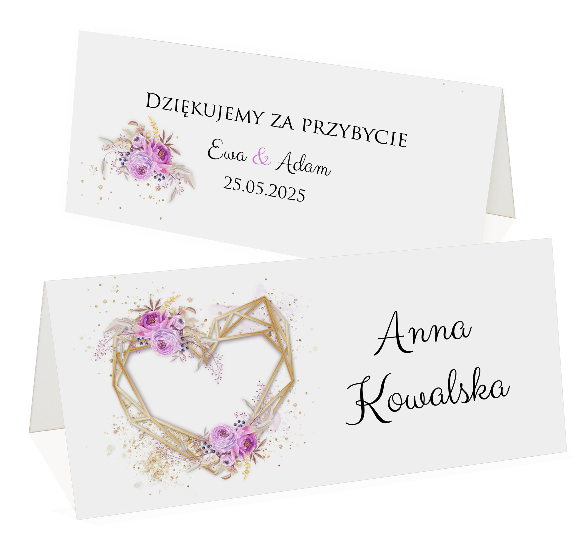 Winietki na stół - Ariana2