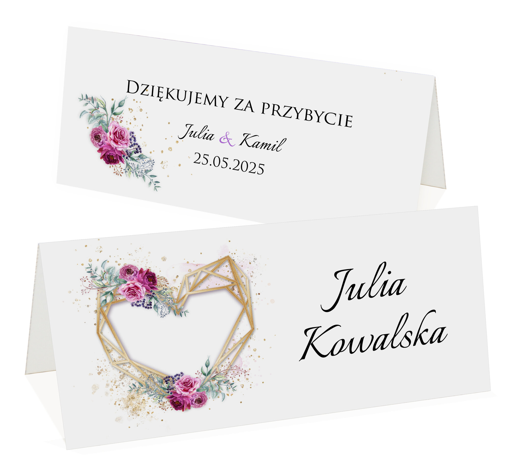 Winietki na stół - Ariana2