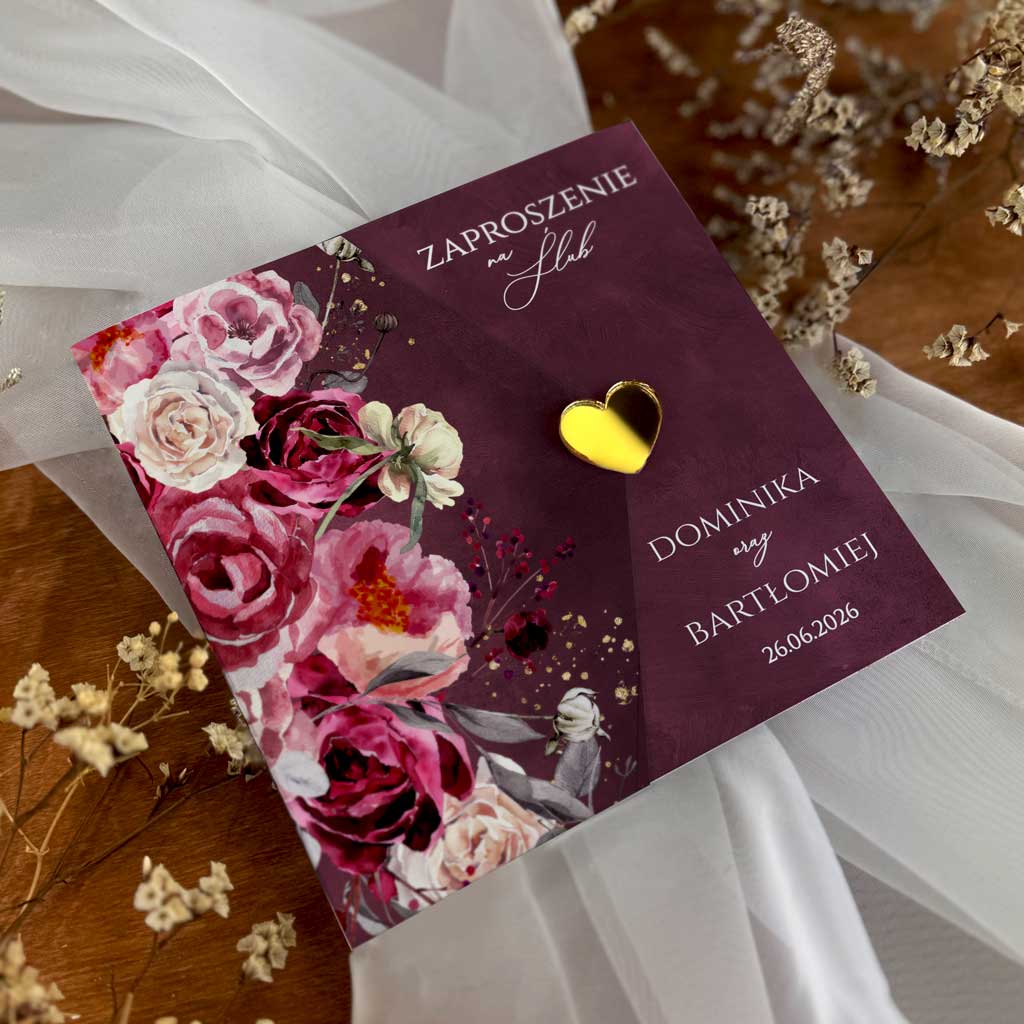 Zaproszenia Ślubne Adelajda