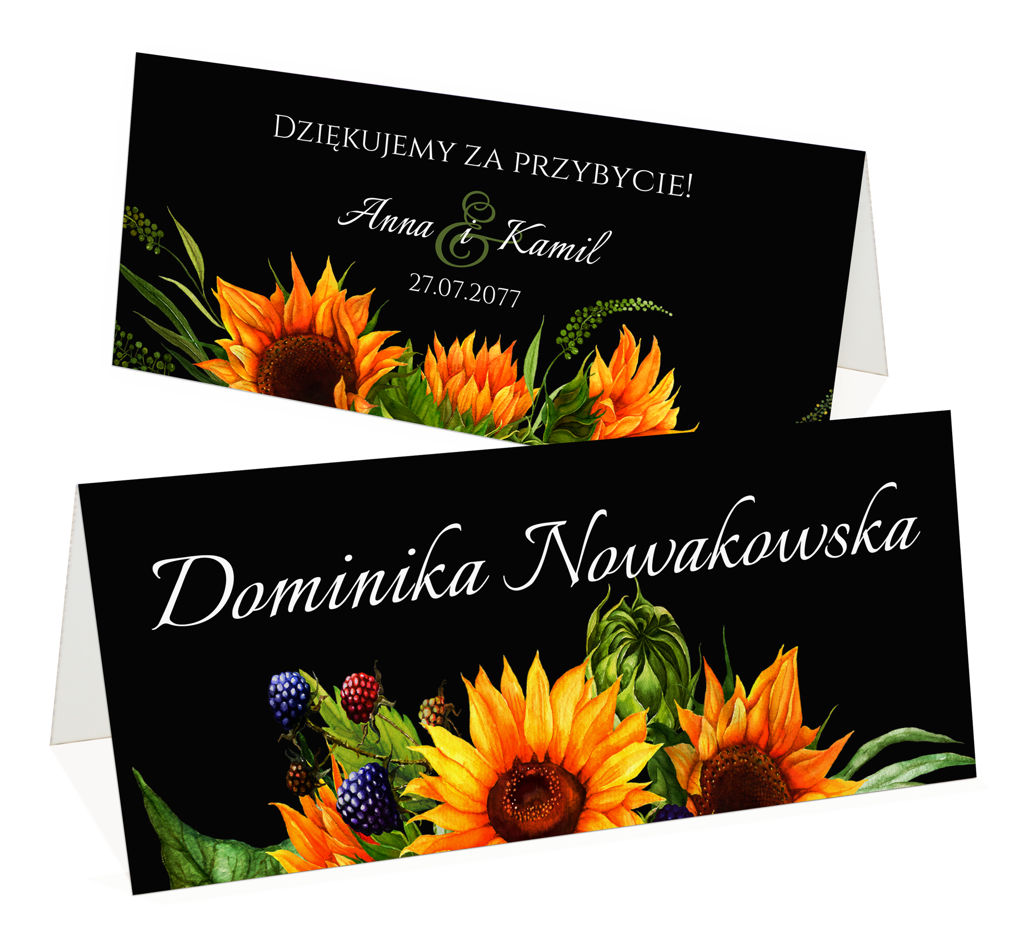 Winietki na stół Amanda4