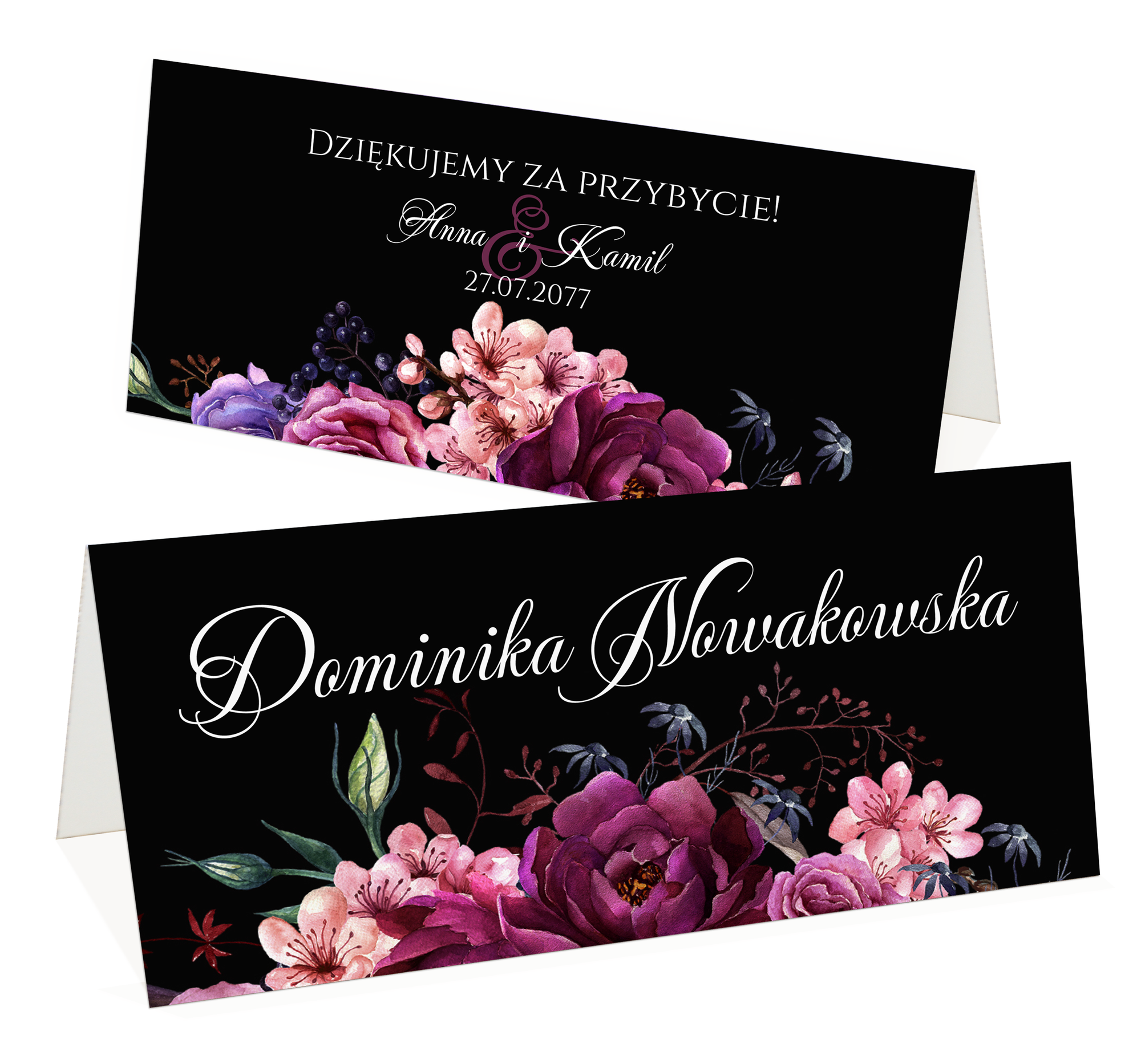 Winietki na stół Amanda4