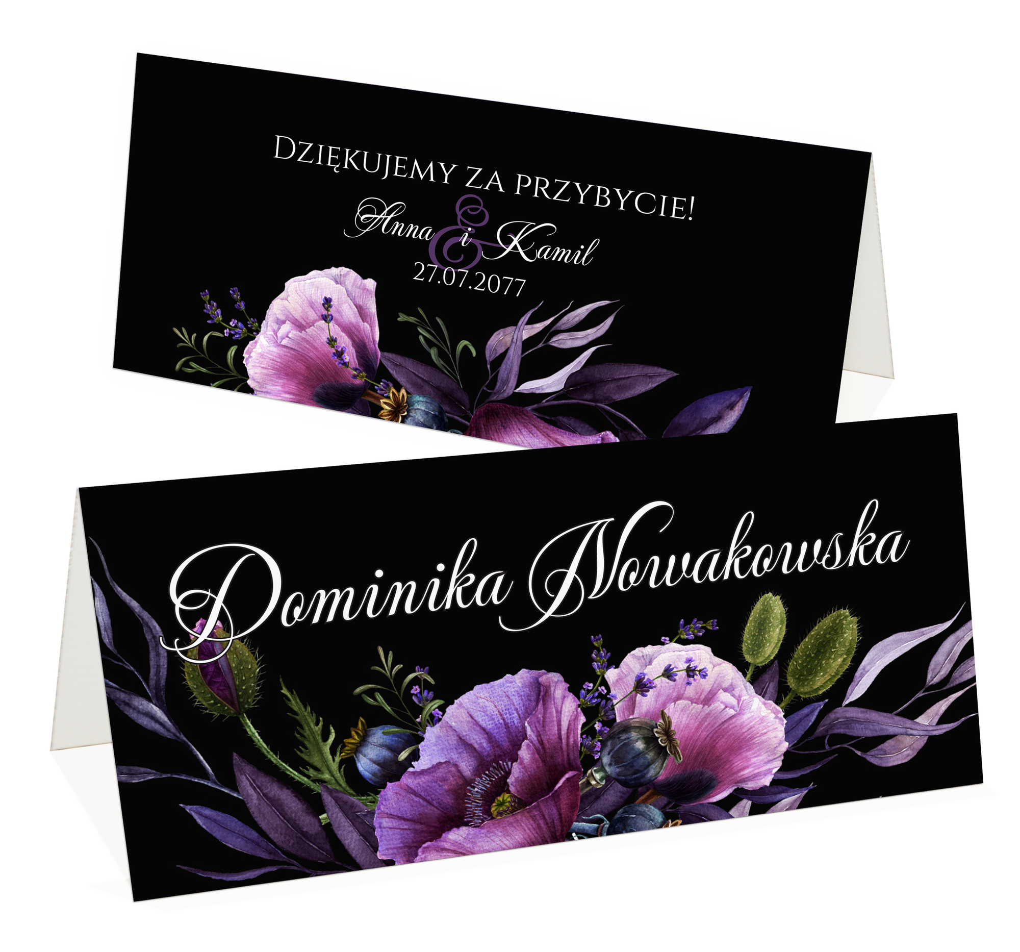 Winietki na stół Amanda4