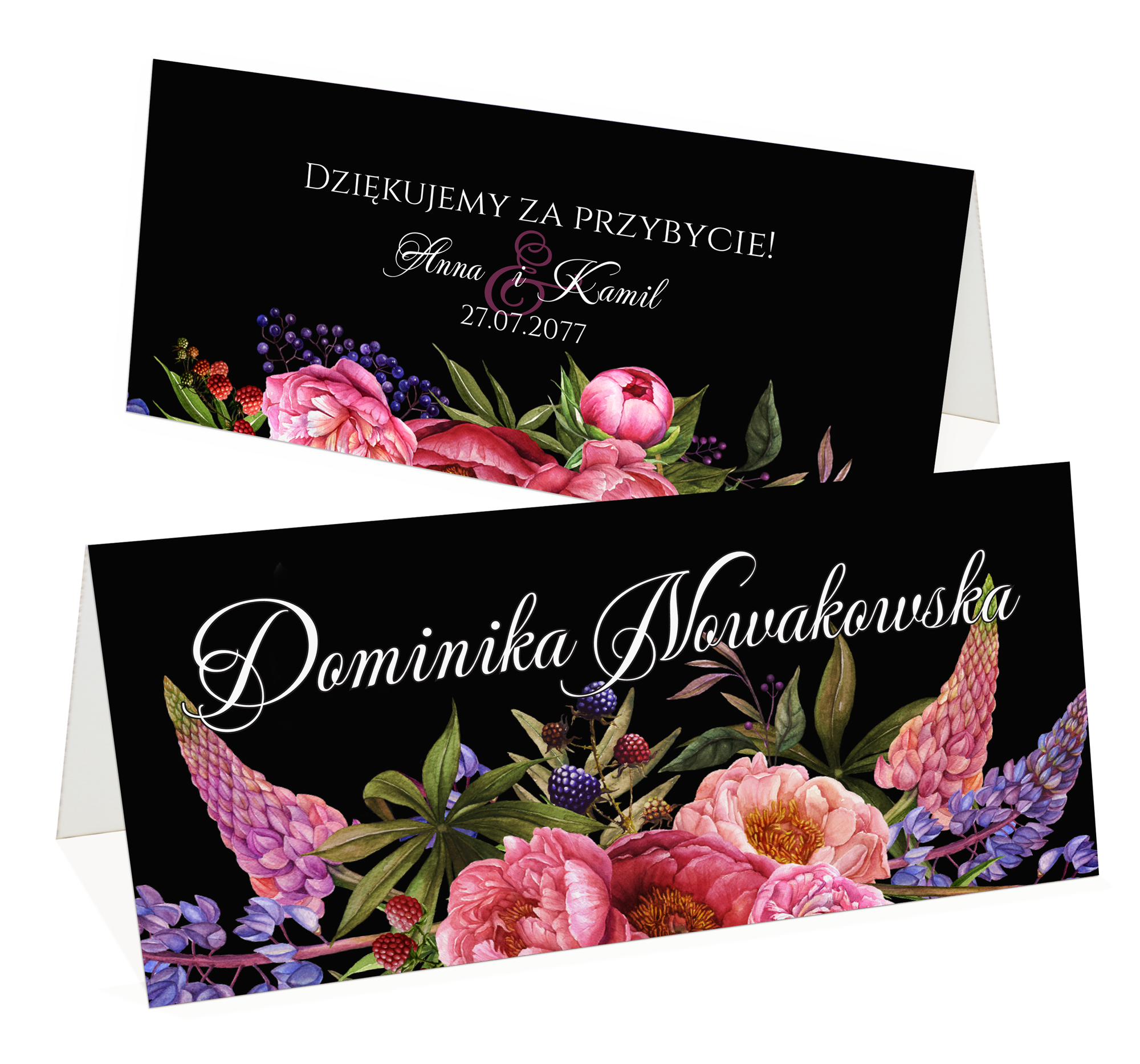 Winietki na stół Amanda4