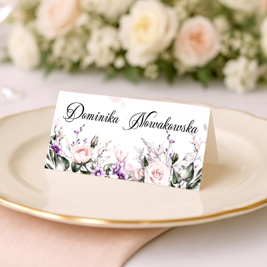 Winietki na stół Anna