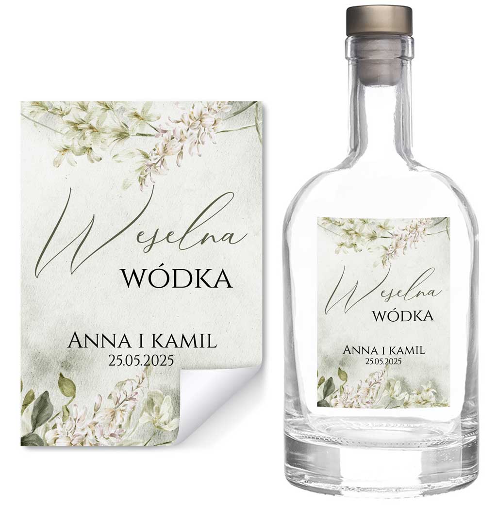 Naklejki na butelki Eliza