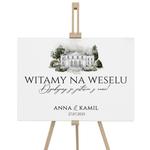 Tablica powitalna 50x70cm POZIOM - Eliza