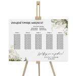 Tablica z usadzeniem gości 50x70cm POZIOM - Eliza