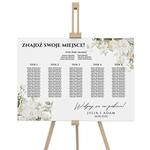 Tablica z usadzeniem gości 50x70cm POZIOM - Eliza