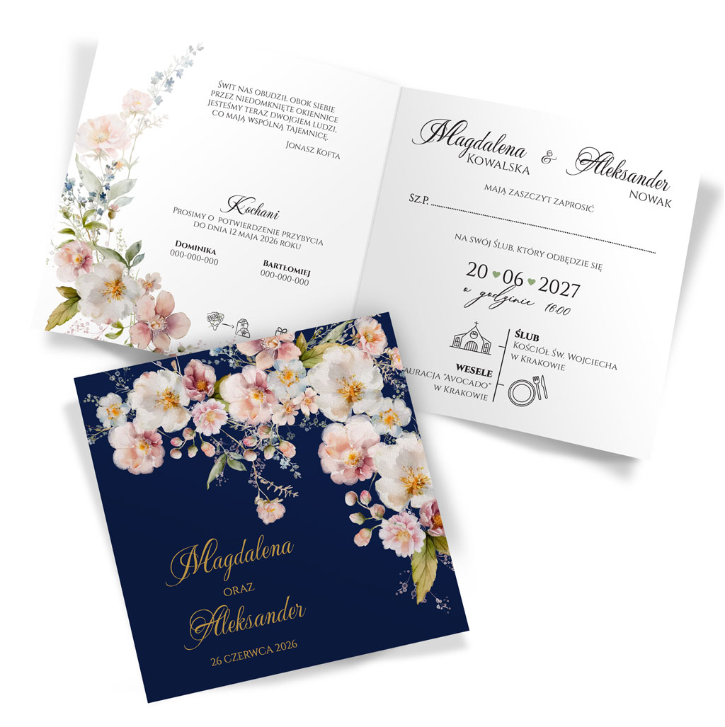 Zaproszenia Ślubne Ingrid