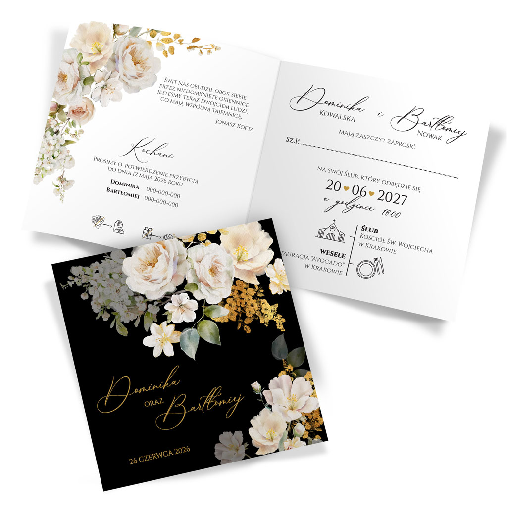 Zaproszenia Ślubne Ingrid