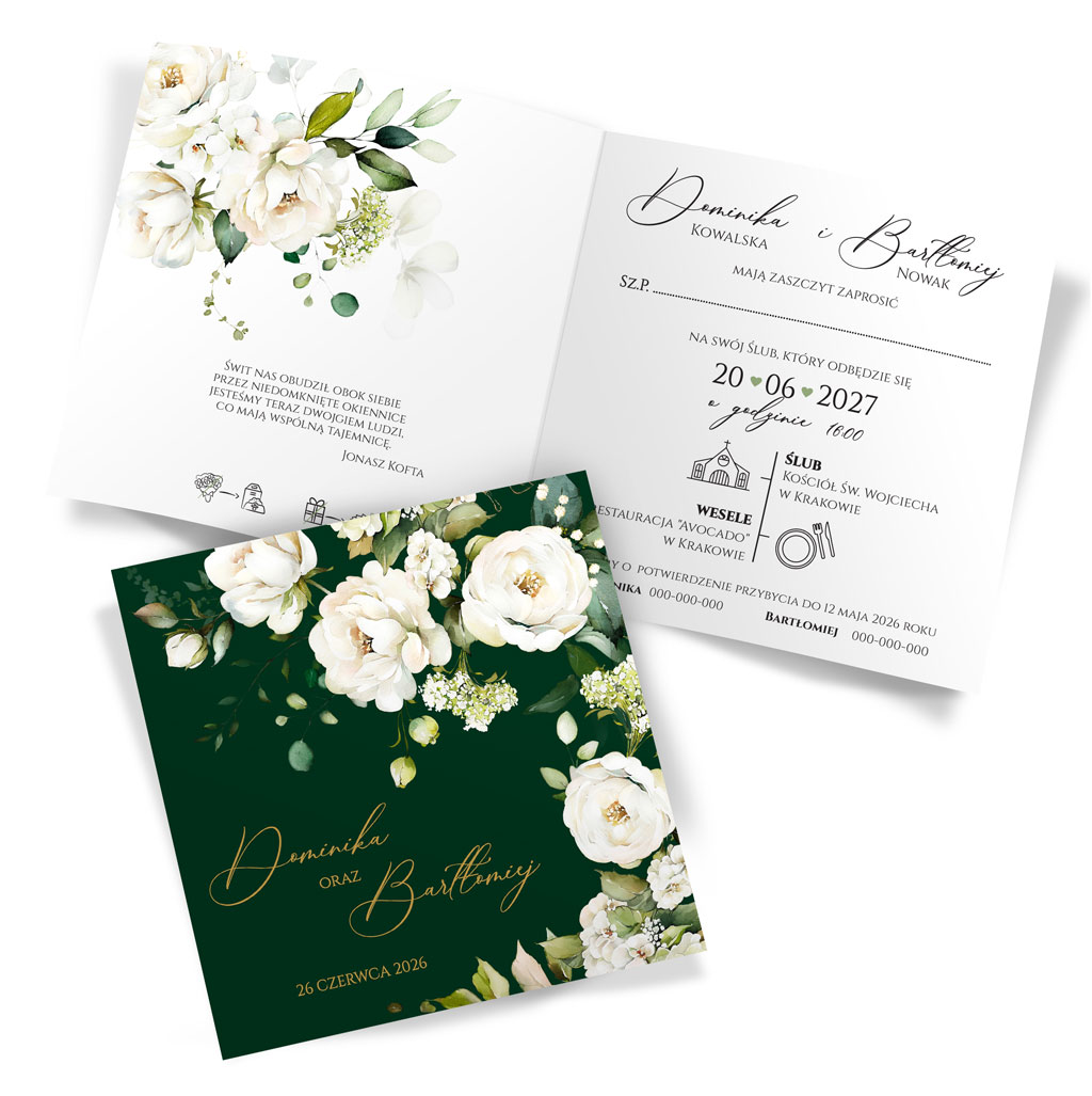 Zaproszenia Ślubne Ingrid