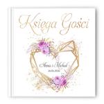 Księga gości weselnych - białe/czarne karty - Ariana2