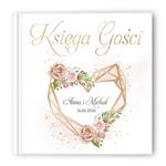 Księga gości weselnych - białe/czarne karty - Ariana2