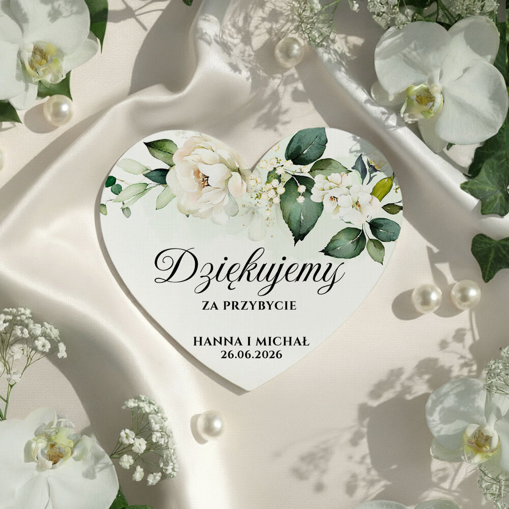 Magnesy z podziękowaniem - Julia