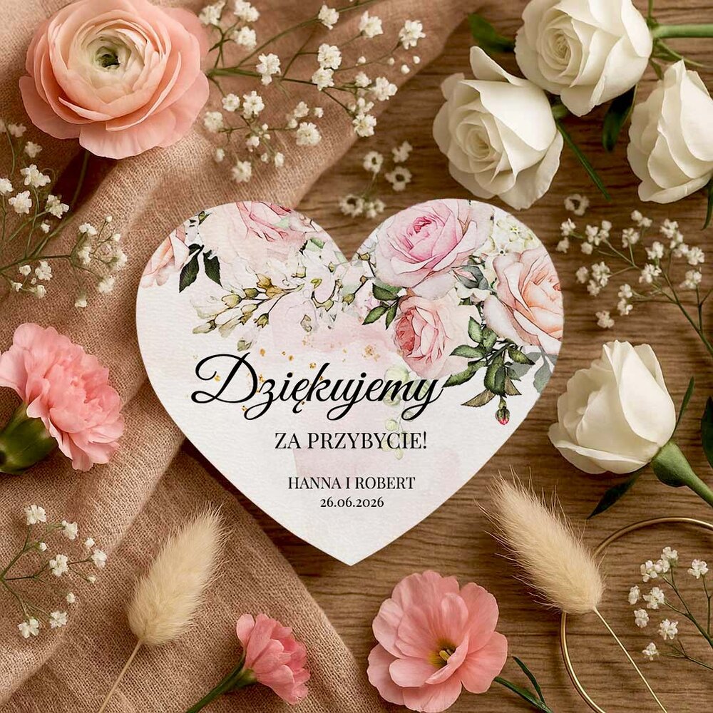 Magnesy z podziękowaniem - Wera