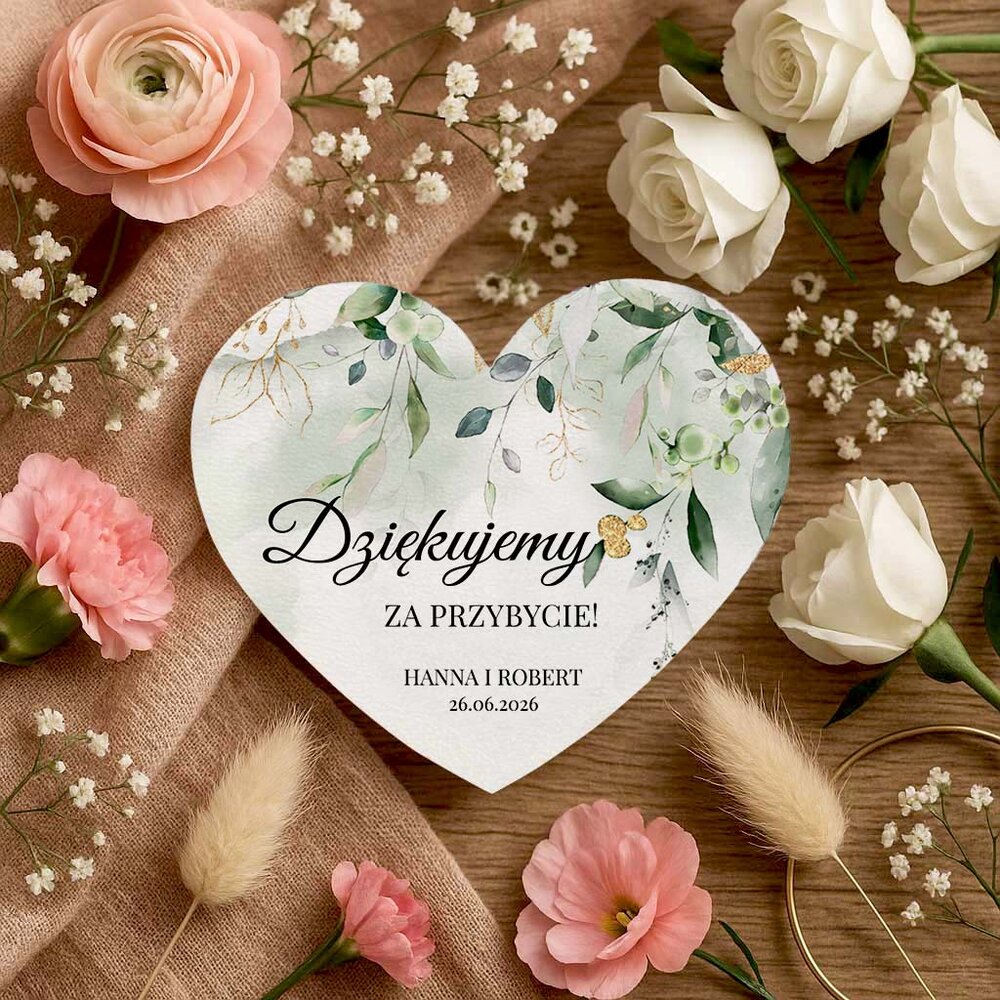 Magnesy z podziękowaniem - Wera