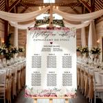 Tablica z usadzeniem gości 50x70cm PION - Megan