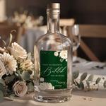 Naklejki na wódkę weselną 8szt - Megan