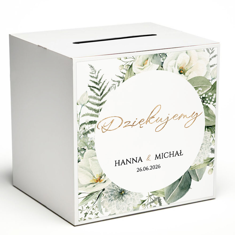 Pudełko na koperty – Gipsówka