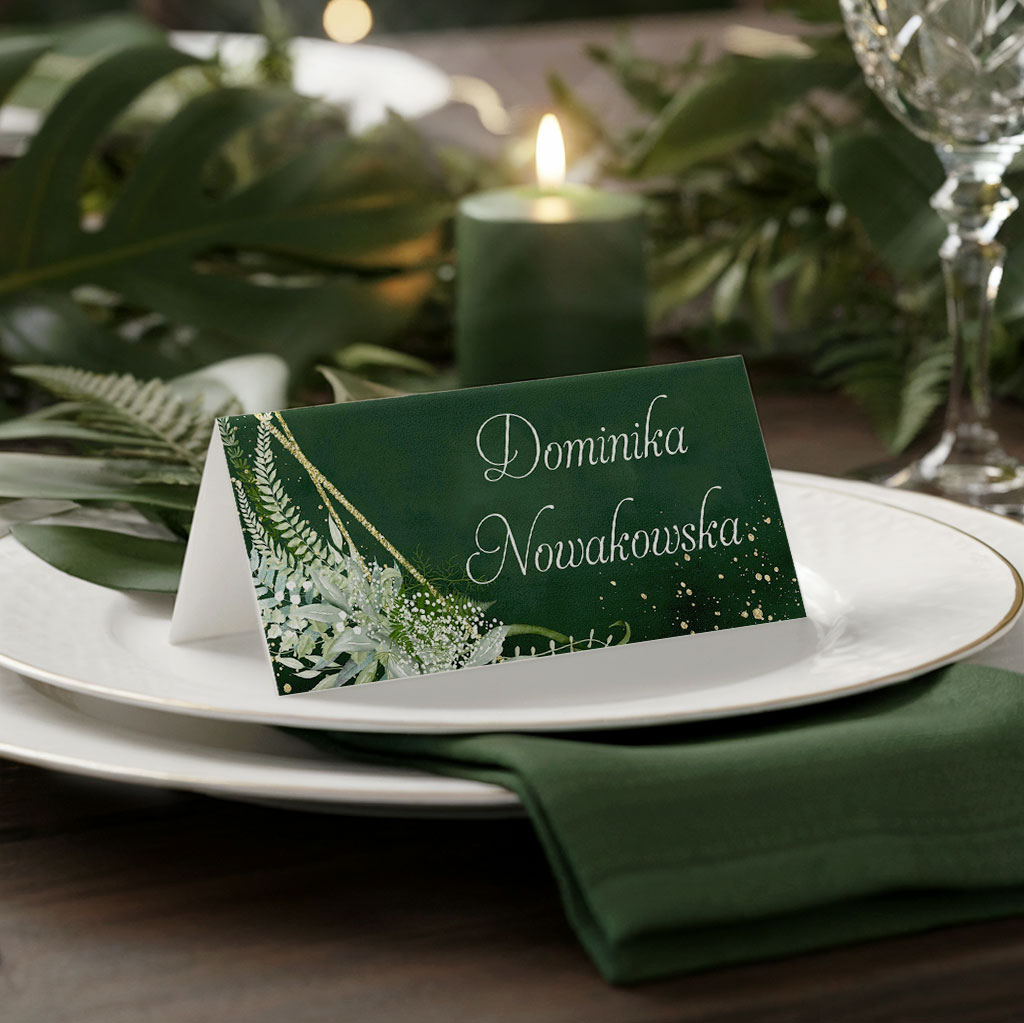 Winietki na stół Nikola