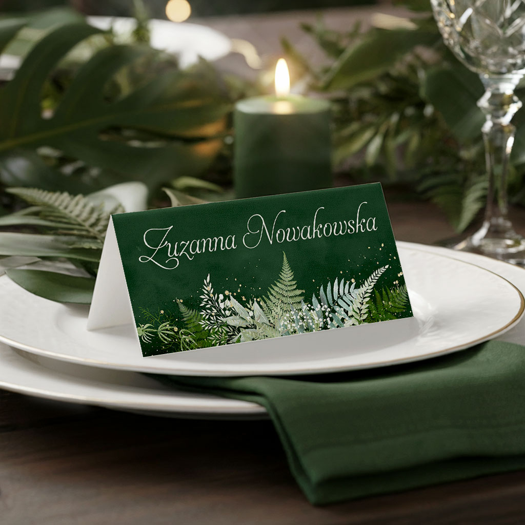 Winietki na stół Nikola