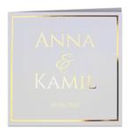 Próbki Złocone Zaproszenia Ofelia