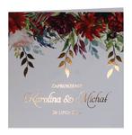 Próbki Złocone Zaproszenia Elza