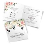 Próbki Złocone Zaproszenia Elza